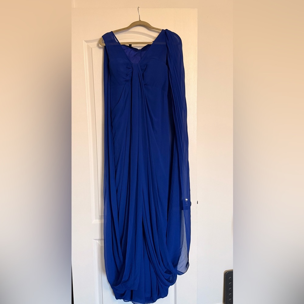 Ted Baker One Shoulder Blue Dress